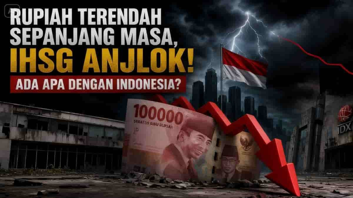Rupiah Melemah IHSG Anjlok